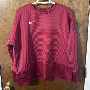Nike Burgundy Crewneck Sweater